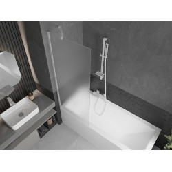 Mexen Next Kádparaván 1 részes 70 x 150 cm, szron,  fehér  - 895-070-000-00-30-20 Kádparaván