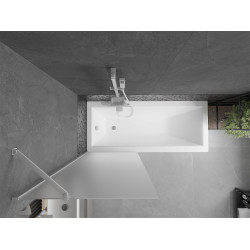 Mexen Next Kádparaván 1 részes 70 x 150 cm, szron,  fehér  - 895-070-000-00-30-20 Kádparaván