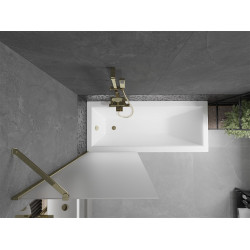 Mexen Next Kádparaván 1 részes 70 x 150 cm, szron, arany - 895-070-000-00-30-50 Kádparaván