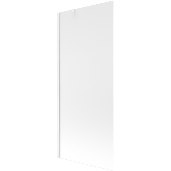 Mexen Next Kádparaván 1 részes 80 x 150 cm, szron,  fehér  - 895-080-000-00-30-20 Kádparaván