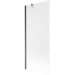 Mexen Next Kádparaván 1 részes 80 x 150 cm, szron, fekete - 895-080-000-00-30-70 Kádparaván Fürdökád Mexen