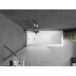 Mexen Next Kádparaván 1 részes 90 x 150 cm, szron, króm - 895-090-000-00-30-01 Kádparaván