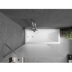 Mexen Next Kádparaván 1 részes 100 x 150 cm, szron, króm - 895-100-000-00-30-01 Kádparaván