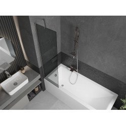 Mexen Next Kádparaván 1 részes 50 x 150 cm, grafit, króm - 895-050-000-00-40-01 Kádparaván
