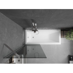 Mexen Next Kádparaván 1 részes 70 x 150 cm, grafit, króm - 895-070-000-00-40-01 Kádparaván