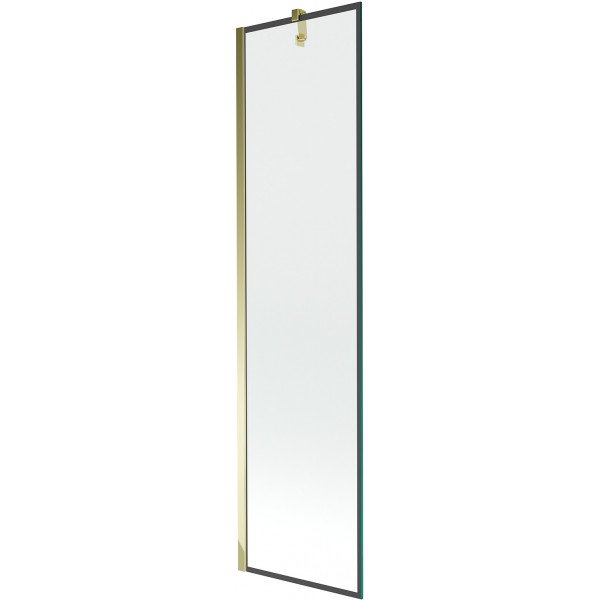 Mexen Next Kádparaván 1 részes 50 x 150 cm, fekete wzór, arany - 895-050-000-00-70-50 Kádparaván