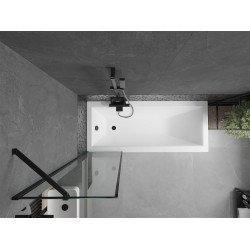 Mexen Next Kádparaván 1 részes 50 x 150 cm, fekete wzór, fekete - 895-050-000-00-70-70 Kádparaván