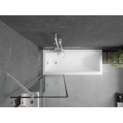 Mexen Next Kádparaván 1 részes 60 x 150 cm, fekete wzór, króm - 895-060-000-00-70-01 Kádparaván