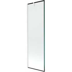 Mexen Next Kádparaván 1 részes 60 x 150 cm, fekete wzór,  fehér  - 895-060-000-00-70-20 Kádparaván Fürdökád Mexen