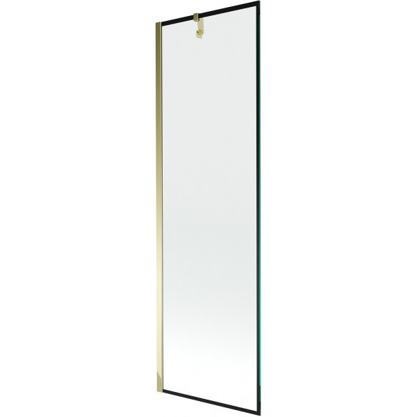 Mexen Next Kádparaván 1 részes 60 x 150 cm, fekete wzór, arany - 895-060-000-00-70-50 Kádparaván