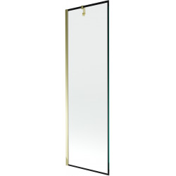 Mexen Next Kádparaván 1 részes 60 x 150 cm, fekete wzór, arany - 895-060-000-00-70-50 Kádparaván Fürdökád Mexen