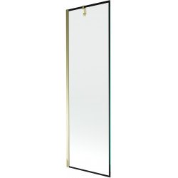 Mexen Next Kádparaván 1 részes 60 x 150 cm, fekete wzór, arany - 895-060-000-00-70-50 Kádparaván Fürdökád Mexen