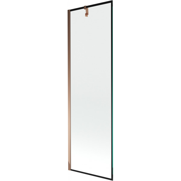 Mexen Next Kádparaván 1 részes 60 x 150 cm, fekete wzór, rózsa arany - 895-060-000-00-70-60 Kádparaván