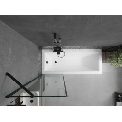 Mexen Next Kádparaván 1 részes 60 x 150 cm, fekete wzór, fekete - 895-060-000-00-70-70 Kádparaván
