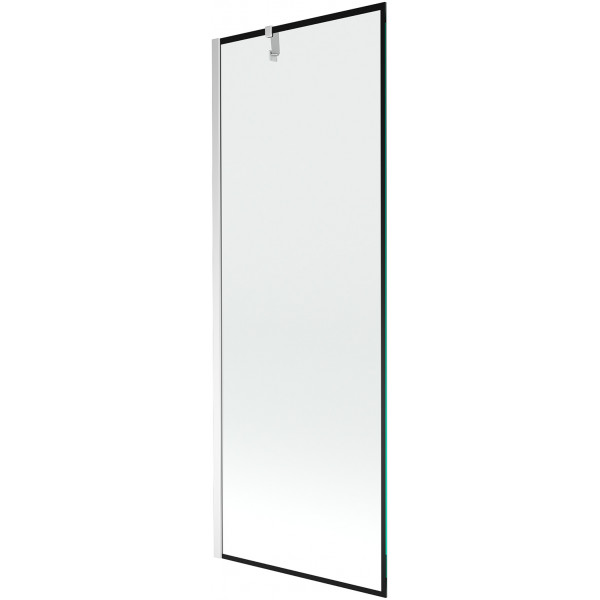 Mexen Next Kádparaván 1 részes 70 x 150 cm, fekete wzór, króm - 895-070-000-00-70-01 Kádparaván