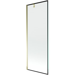 Mexen Next Kádparaván 1 részes 70 x 150 cm, fekete wzór, arany - 895-070-000-00-70-50 Kádparaván Fürdökád Mexen