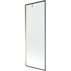 Mexen Next Kádparaván 1 részes 70 x 150 cm, fekete wzór, arany - 895-070-000-00-70-50 Kádparaván Fürdökád Mexen