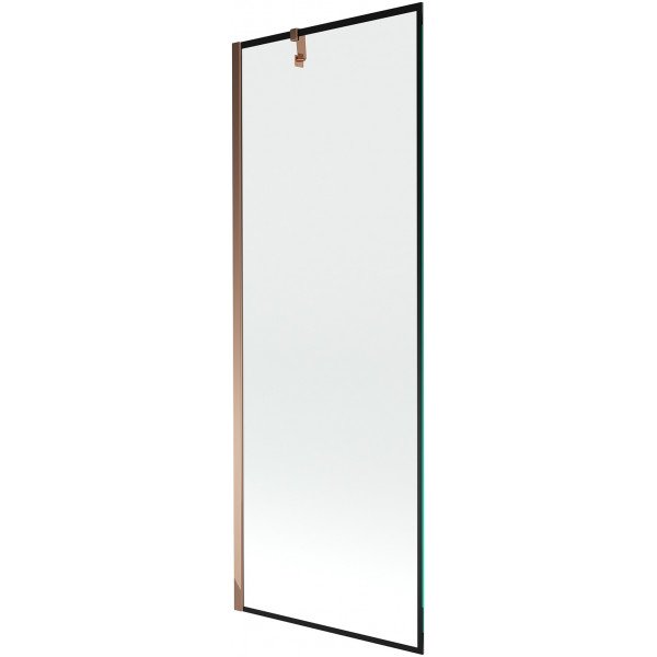 Mexen Next Kádparaván 1 részes 70 x 150 cm, fekete wzór, rózsa arany - 895-070-000-00-70-60 Kádparaván