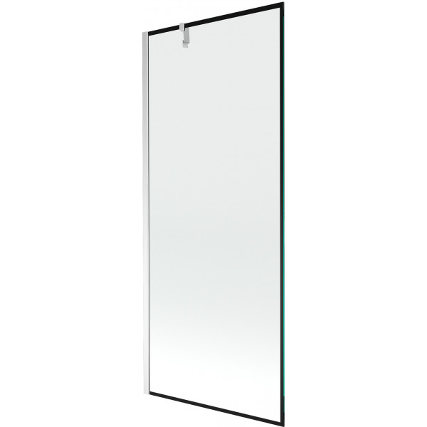Mexen Next Kádparaván 1 részes 80 x 150 cm, fekete wzór, króm - 895-080-000-00-70-01 Kádparaván