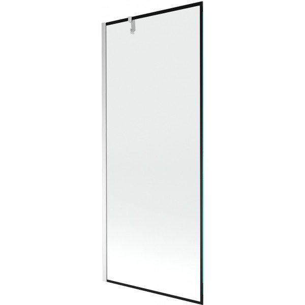 Mexen Next Kádparaván 1 részes 80 x 150 cm, fekete wzór, króm - 895-080-000-00-70-01 Kádparaván
