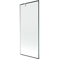 Mexen Next Kádparaván 1 részes 80 x 150 cm, fekete wzór, króm - 895-080-000-00-70-01 Kádparaván Fürdökád Mexen