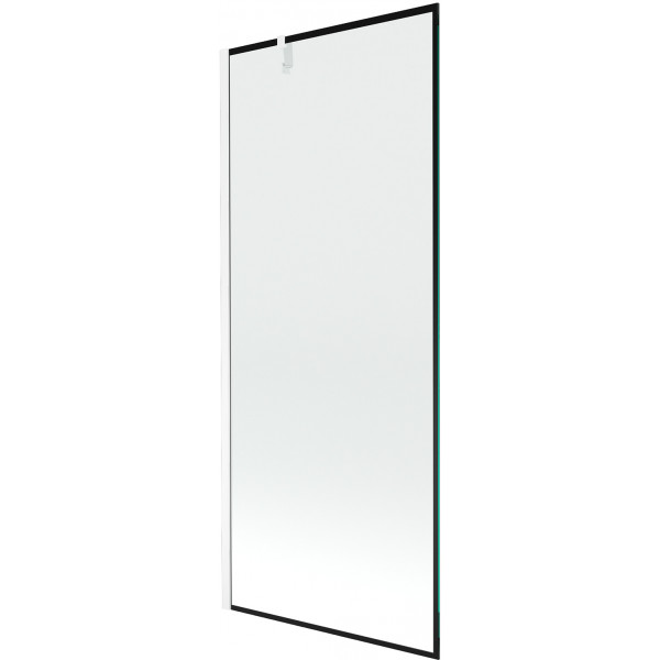 Mexen Next Kádparaván 1 részes 80 x 150 cm, fekete wzór,  fehér  - 895-080-000-00-70-20 Kádparaván