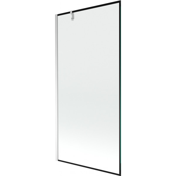 Mexen Next Kádparaván 1 részes 90 x 150 cm, fekete wzór, króm - 895-090-000-00-70-01 Kádparaván