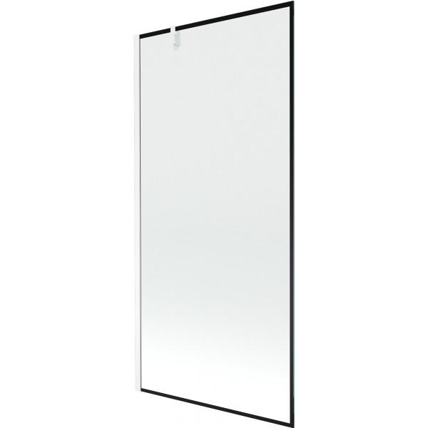 Mexen Next Kádparaván 1 részes 90 x 150 cm, fekete wzór,  fehér  - 895-090-000-00-70-20 Kádparaván
