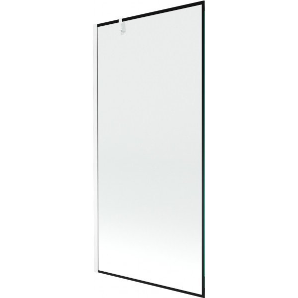 Mexen Next Kádparaván 1 részes 90 x 150 cm, fekete wzór,  fehér  - 895-090-000-00-70-20 Kádparaván