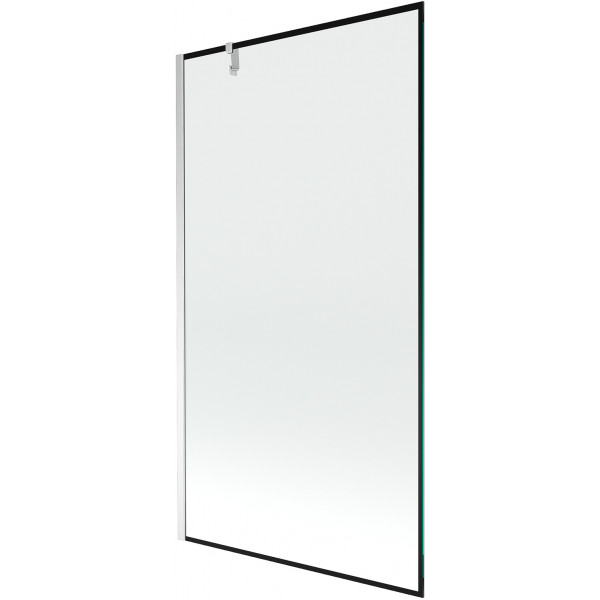 Mexen Next Kádparaván 1 részes 100 x 150 cm, fekete wzór, króm - 895-100-000-00-70-01 Kádparaván