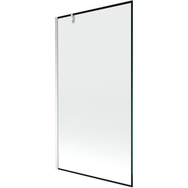 Mexen Next Kádparaván 1 részes 100 x 150 cm, fekete wzór, króm - 895-100-000-00-70-01 Kádparaván