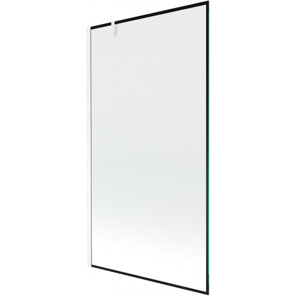 Mexen Next Kádparaván 1 részes 100 x 150 cm, fekete wzór,  fehér  - 895-100-000-00-70-20 Kádparaván