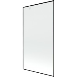 Mexen Next Kádparaván 1 részes 100 x 150 cm, fekete wzór,  fehér  - 895-100-000-00-70-20 Kádparaván Fürdökád Mexen