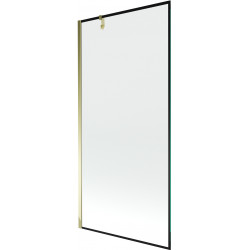 Mexen Next Kádparaván 1 részes 100 x 150 cm, fekete wzór, arany - 895-100-000-00-70-50 Kádparaván Fürdökád Mexen
