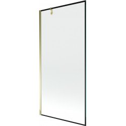 Mexen Next Kádparaván 1 részes 100 x 150 cm, fekete wzór, arany - 895-100-000-00-70-50 Kádparaván Fürdökád Mexen