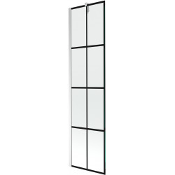 Mexen Next Kádparaván 1 részes 50 x 150 cm, fekete wzór, króm - 895-050-000-00-77-01 Kádparaván Fürdökád Mexen