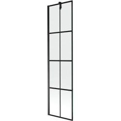 Mexen Next Kádparaván 1 részes 50 x 150 cm, fekete wzór, fekete - 895-050-000-00-77-70 Kádparaván Fürdökád Mexen