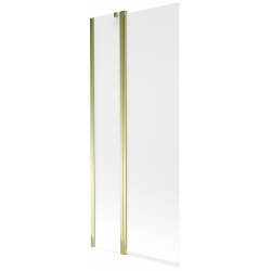 Mexen Flip Kádparaván 1 részes 80 x 150 cm, szron, arany - 894-080-101-50-30 Kádparaván Fürdökád Mexen