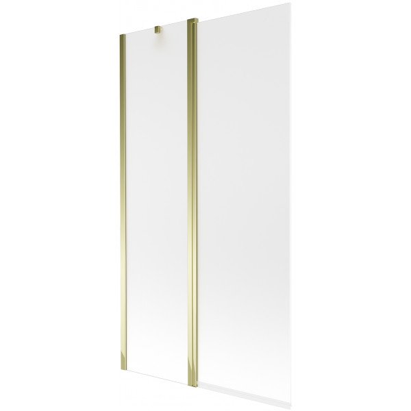 Mexen Flip Kádparaván 1 részes 100 x 150 cm, szron, arany - 894-100-101-50-30 Kádparaván