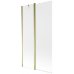 Mexen Flip Kádparaván 1 részes 100 x 150 cm, szron, arany - 894-100-101-50-30 Kádparaván Fürdökád Mexen