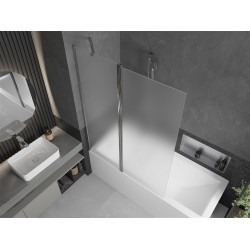 Mexen Flip Kádparaván 1 részes 120 x 150 cm, szron, króm - 894-120-101-01-30 Kádparaván