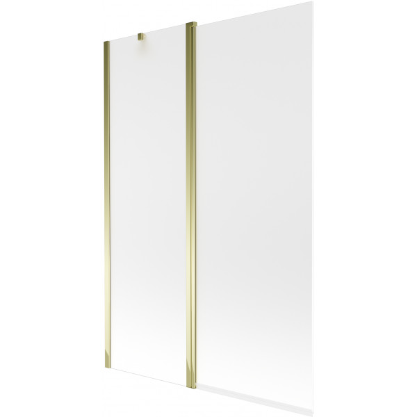 Mexen Flip Kádparaván 1 részes 120 x 150 cm, szron, arany - 894-120-101-50-30 Kádparaván