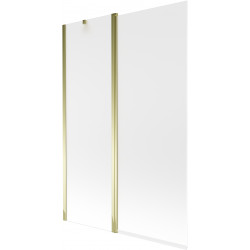 Mexen Flip Kádparaván 1 részes 120 x 150 cm, szron, arany - 894-120-101-50-30 Kádparaván Fürdökád Mexen