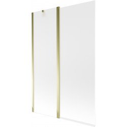 Mexen Flip Kádparaván 1 részes 120 x 150 cm, szron, arany - 894-120-101-50-30 Kádparaván Fürdökád Mexen