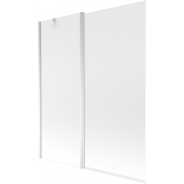 Mexen Flip Kádparaván 1 részes 140 x 150 cm, szron, króm - 894-140-101-01-30 Kádparaván
