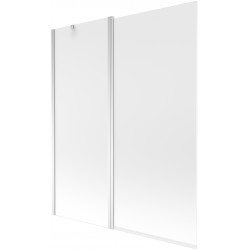 Mexen Flip Kádparaván 1 részes 140 x 150 cm, szron, króm - 894-140-101-01-30 Kádparaván Fürdökád Mexen