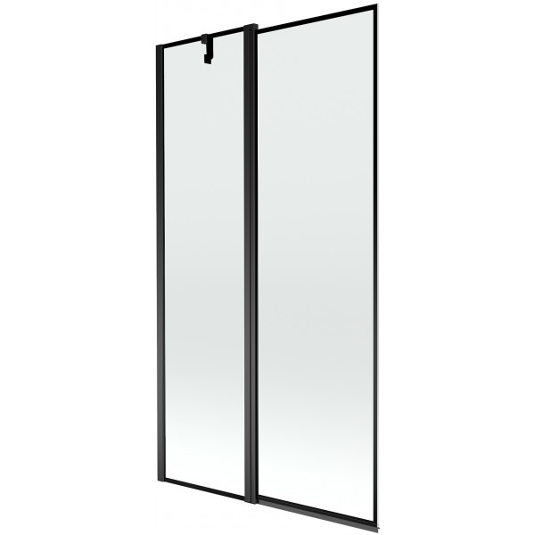Mexen Flip Kádparaván 1 részes 100 x 150 cm, fekete wzór, fekete - 894-100-101-70-70 Kádparaván