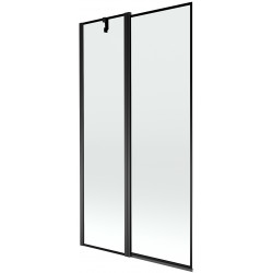 Mexen Flip Kádparaván 1 részes 100 x 150 cm, fekete wzór, fekete - 894-100-101-70-70 Kádparaván Fürdökád Mexen
