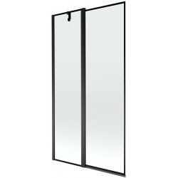 Mexen Flip Kádparaván 1 részes 100 x 150 cm, fekete wzór, fekete - 894-100-101-70-70 Kádparaván Fürdökád Mexen