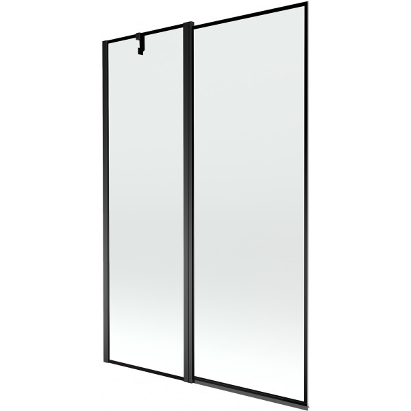 Mexen Flip Kádparaván 1 részes 120 x 150 cm, fekete wzór, fekete - 894-120-101-70-70 Kádparaván